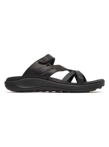 Merrell Leder-Pantoletten "District 4" in Schwarz