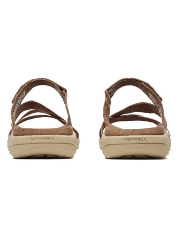 Merrell Leder-Pantoletten "District 4" in Braun