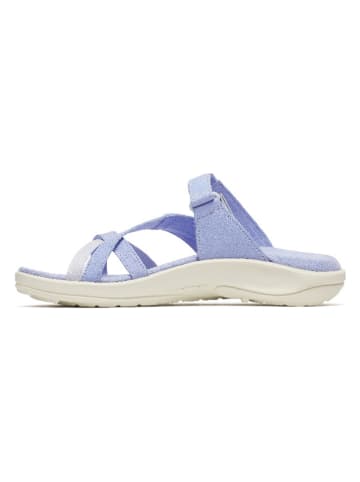 Merrell Leder-Pantoletten "District 4" in Hellblau