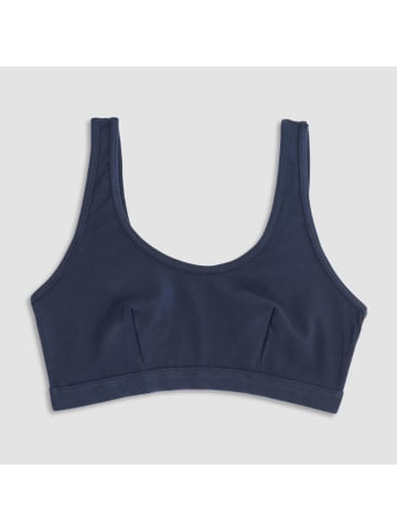 COTONELLA 3er-Set: Bustiers in Grau/ Dunkelblau/ Beige