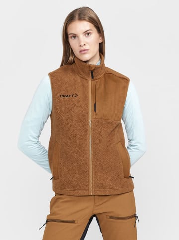 Craft Fleece bodywarmer "Adv Explore" lichtbruin