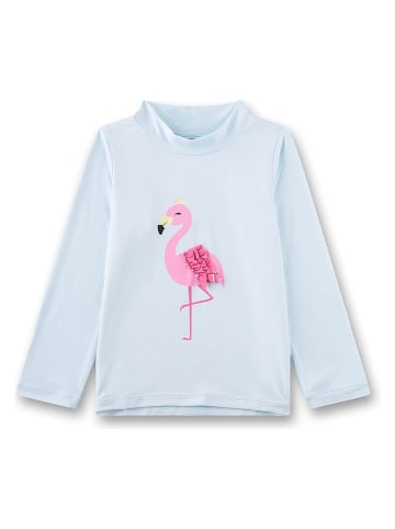Sanetta Zwemshirt lichtblauw/roze