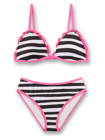 Sanetta Bikini roze/zwart/wit