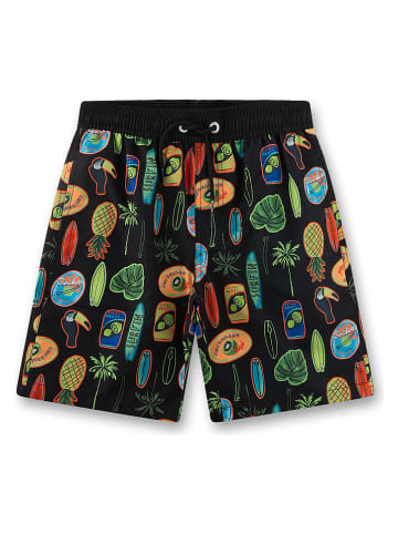 Sanetta Badeshorts in Schwarz/ Bunt
