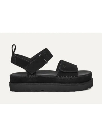 UGG Skórzane sandały "Goldenstar" w kolorze czarnym