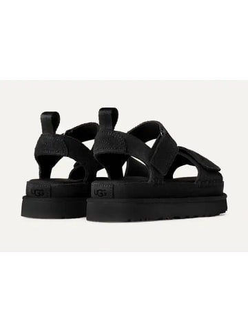 UGG Skórzane sandały "Goldenstar" w kolorze czarnym