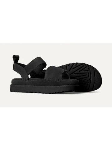 UGG Skórzane sandały "Goldenstar" w kolorze czarnym