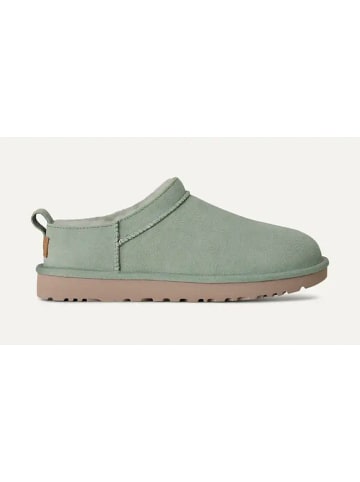 UGG Leder-Ankle-Boots "Classic Micro" in Grün