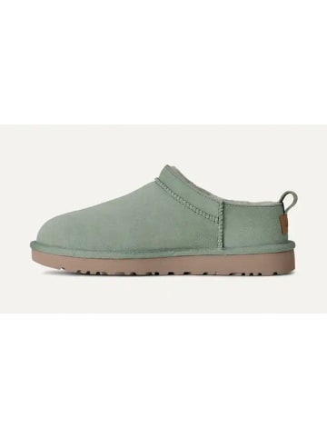 UGG Leder-Ankle-Boots "Classic Micro" in Grün