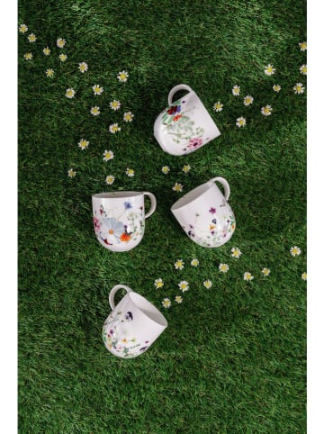 Rosenthal 4-delige set: koppen "Brillance" wit/geel/blauw - 290 ml
