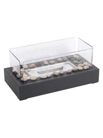 Garden Hero Tischkamin in Schwarz - (B)35 x (H)18 x (T)15 cm 