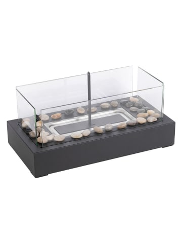 Garden Hero Tischkamin in Schwarz - (B)35 x (H)18 x (T)15 cm 