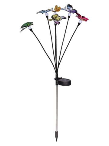 Garden Hero Solar-Dekoleuchte "Butterfly" in Schwarz - (H)72 cm