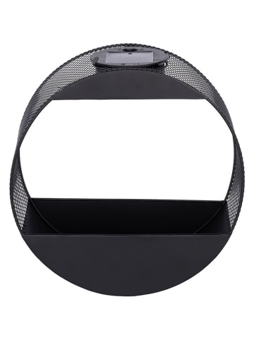 Garden Hero Solarna lampa ścienna w kolorze czarnym - Ø 25 cm