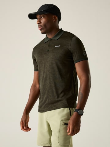 Regatta Functioneel poloshirt "Remex II" donkergroen