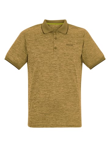 Regatta Functioneel poloshirt "Remex II" mosterdgeel