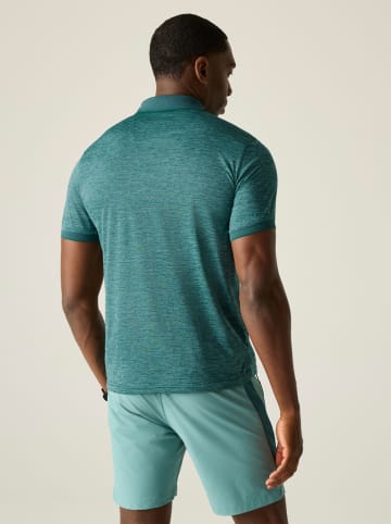 Regatta Functioneel poloshirt "Remex II" turquoise