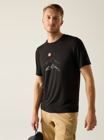 Regatta Funktionsshirt "Fingal Stretch" in Schwarz