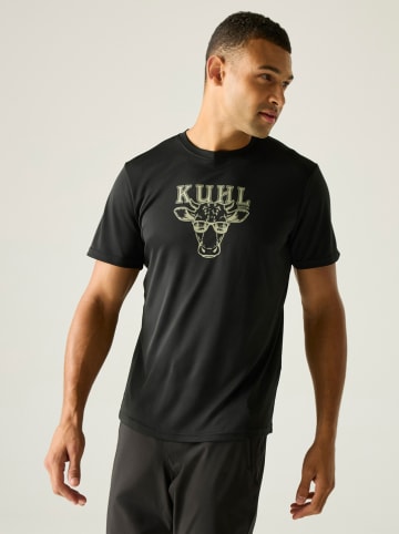 Regatta Funktionsshirt "Fingal Slogan" in Schwarz