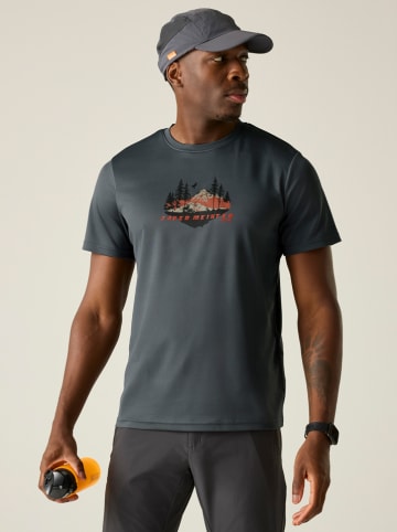 Regatta Funktionsshirt "Fingal Slogan" in Anthrazit