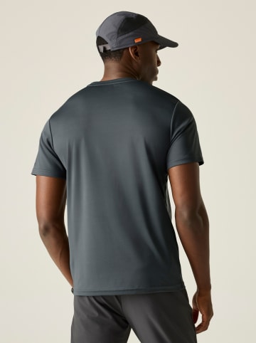 Regatta Funktionsshirt "Fingal Slogan" in Anthrazit