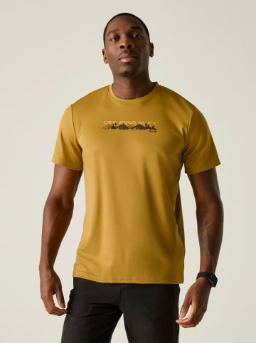 Regatta Funktionsshirt "Fingal Slogan" in Senf