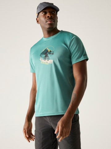 Regatta Funktionsshirt "Fingal Slogan" in Türkis