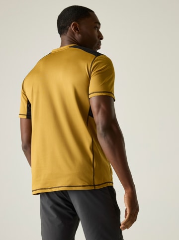Regatta Functioneel shirt "Virda" mosterdgeel