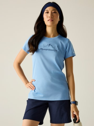 Regatta Funktionsshirt "Fingal Slogan" in Hellblau