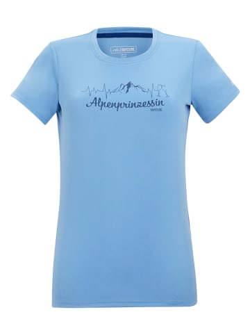 Regatta Funktionsshirt "Fingal Slogan" in Hellblau