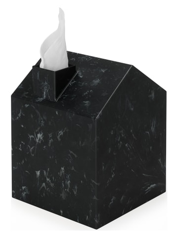 umbra Kosmetiktücherbox ''Casa'' in Schwarz - (B)13 x (H)17 x (T)13 cm