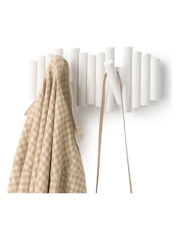 umbra Wieszak ścienny "Picket" w kolorze białym - 38 x 17 x 4 cm