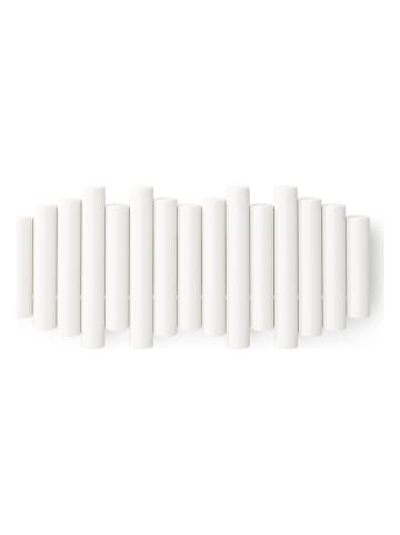 umbra Wieszak ścienny "Picket" w kolorze białym - 38 x 17 x 4 cm