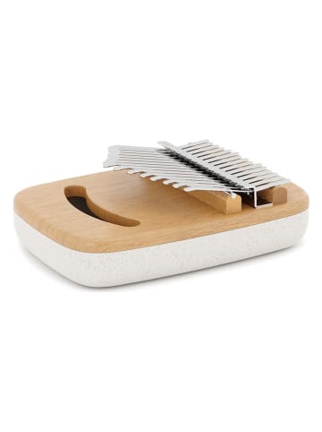 umbra Daumenklavier ''Kalimba'' in Weiß/ Beige - (B)16 x (H)6 x (T)11 cm