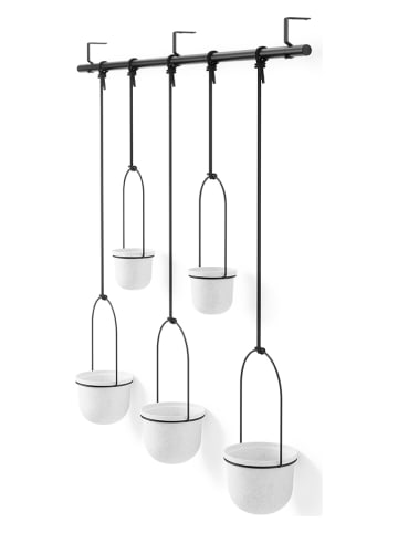 umbra Wiszący kwietnik w kolorze czarno-białym - 138 x 95 x 18 cm