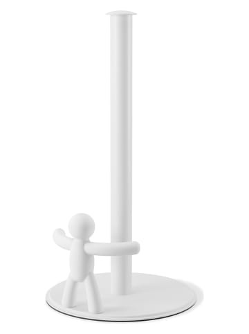 umbra Küchenrollenhalter ''Buddy'' in Weiß - (H)34 x Ø 18,5 cm