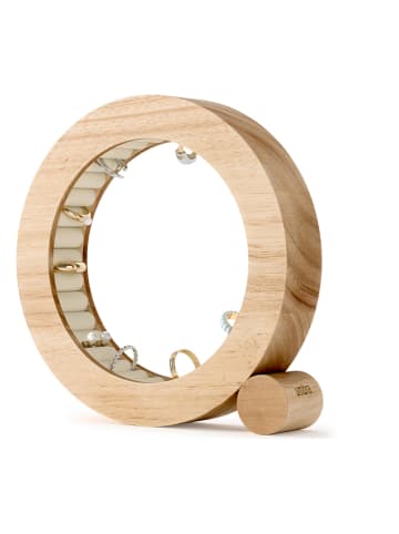 umbra Organizer "Ferris" w kolorze beżowym na biżuterię - 19 x 19 x 4 cm