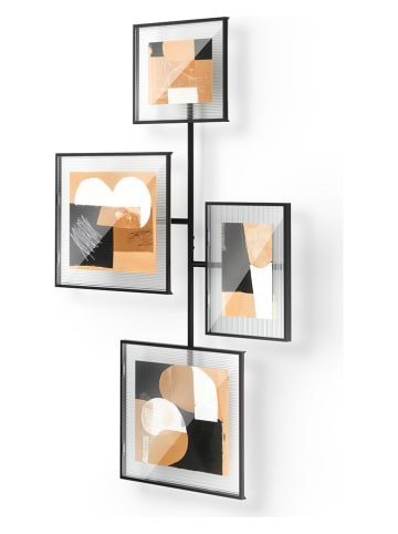 umbra Bilderrahmen-Galerie ''Flute'' in Schwarz - (B)57 x (H)99 x (T)8 cm