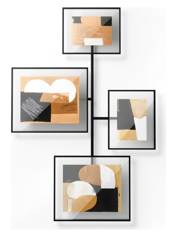 umbra Bilderrahmen-Galerie ''Flute'' in Schwarz - (B)57 x (H)99 x (T)8 cm
