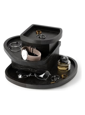 umbra Aufbewahrungsbox ''Cove'' in Schwarz - (B)23,3 x (H)12,9 x (T)23,3 cm