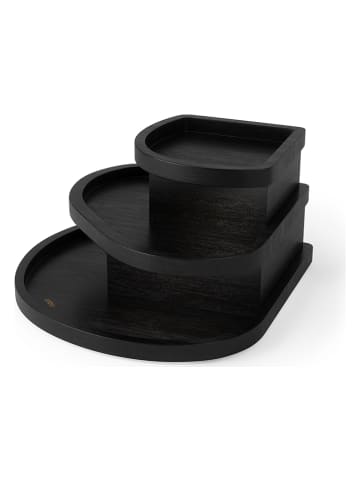umbra Aufbewahrungsbox ''Cove'' in Schwarz - (B)23,3 x (H)12,9 x (T)23,3 cm