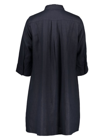 Marc O'Polo Leinen-Kleid in Dunkelblau