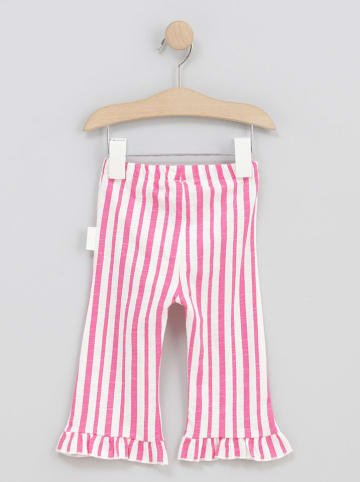 Cotton Fish Broek roze/crème