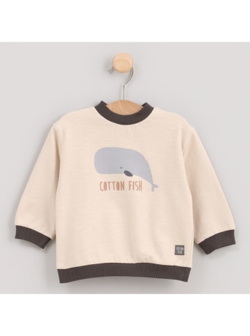 Cotton Fish Sweatshirt beige