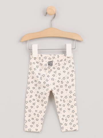 Cotton Fish Legginsy w kolorze kremowym