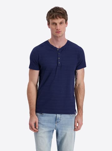 Timezone Koszulka "Vintage Henley" w kolorze granatowym