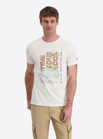 Timezone Koszulka "Cuba" w kolorze białym