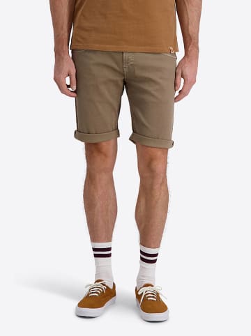 Timezone Spijkershort "Scotty" - slim fit - lichtbruin