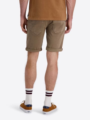 Timezone Spijkershort "Scotty" - slim fit - lichtbruin