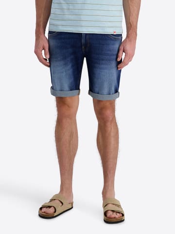 Timezone Spijkershort "Scotty" - slim fit - blauw